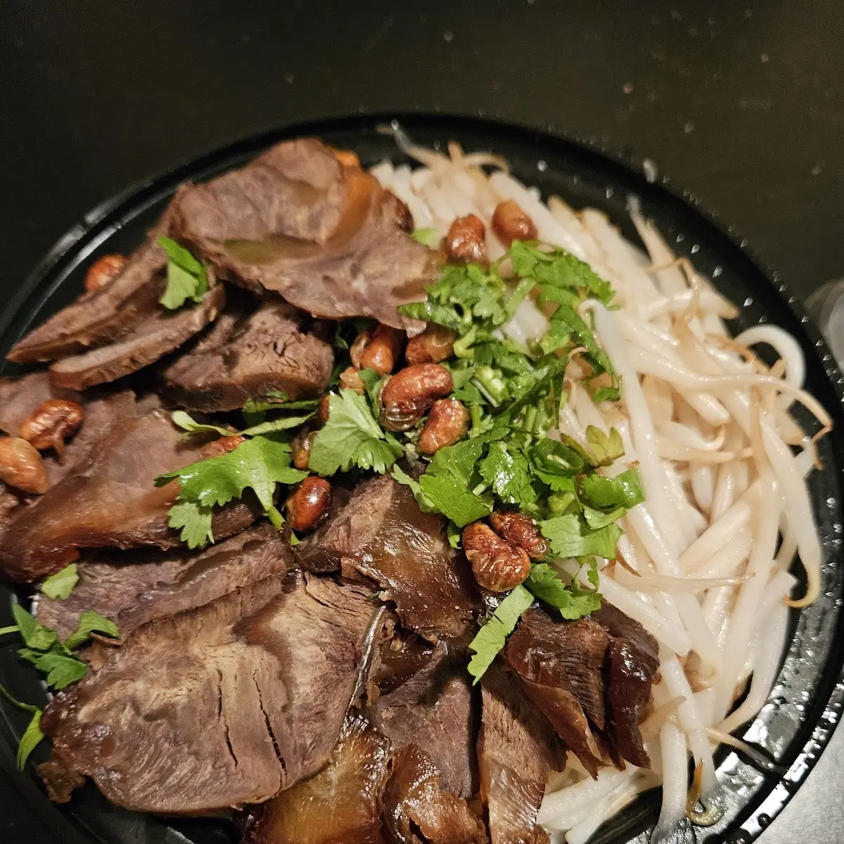 牛腱拌米线 stir rice noodle with beef shank